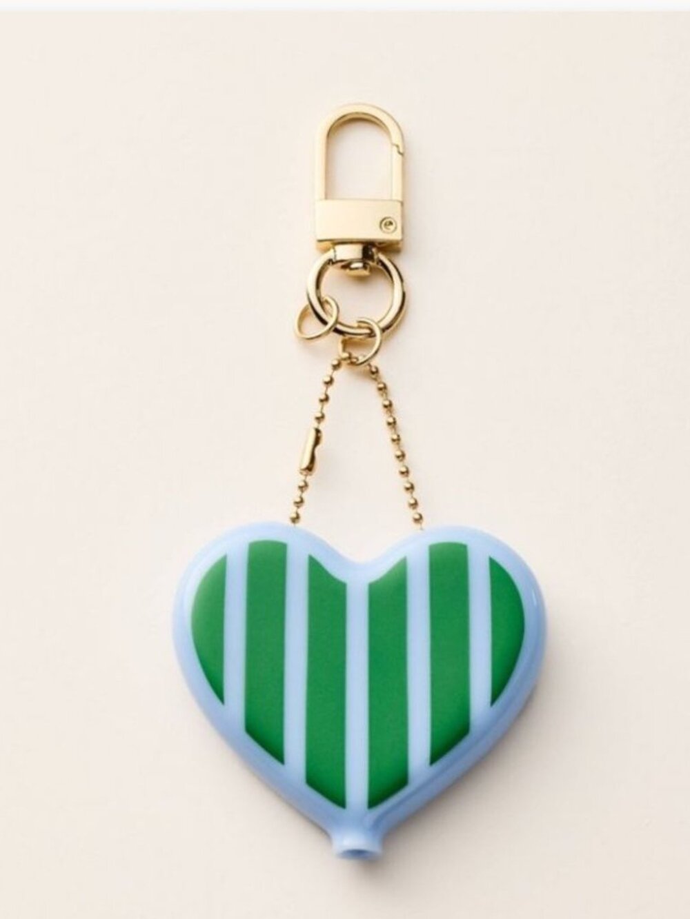 Kate Spade New York x Target striped heart coin purse keychain